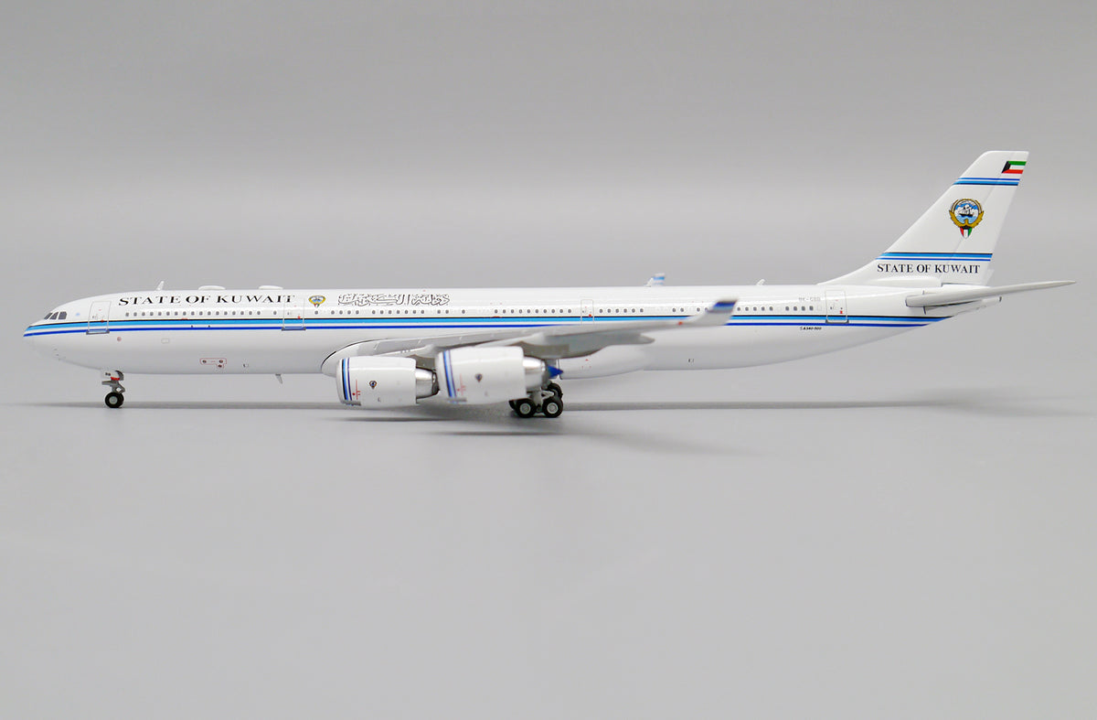 State of Kuwait Airbus A340-500 9K-GBB 1/400 Scale Diecast Model JCWings