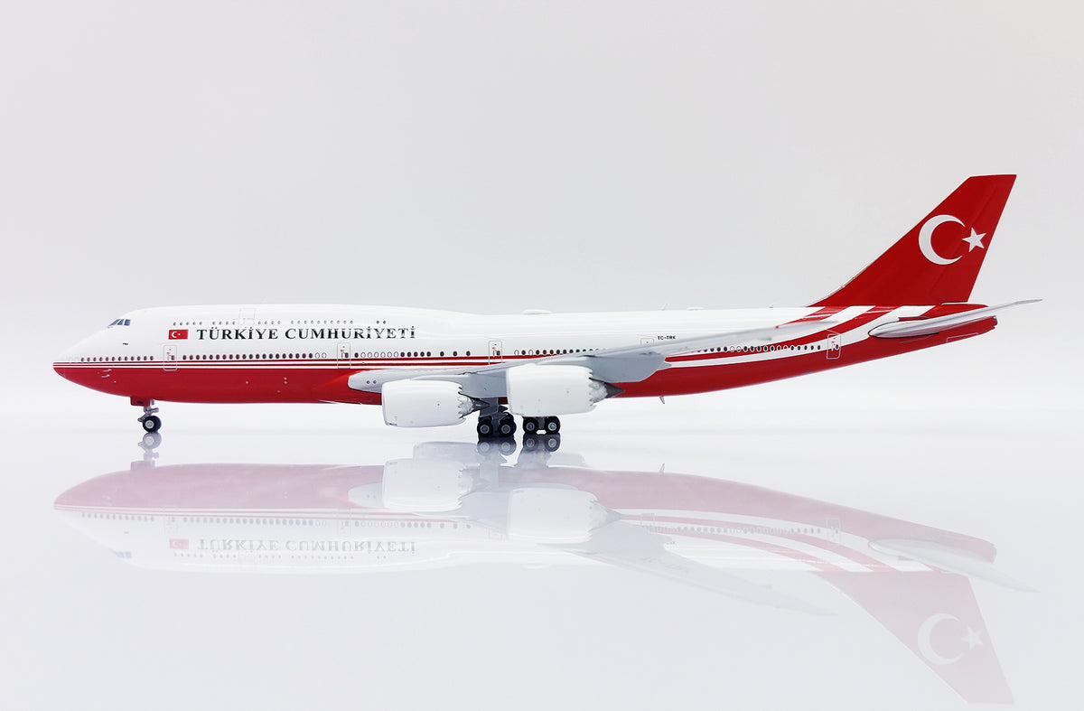 Turkey Government Boeing B747-8(BBJ) TC-TRK 1/400 Scale Diecast Model JCWings