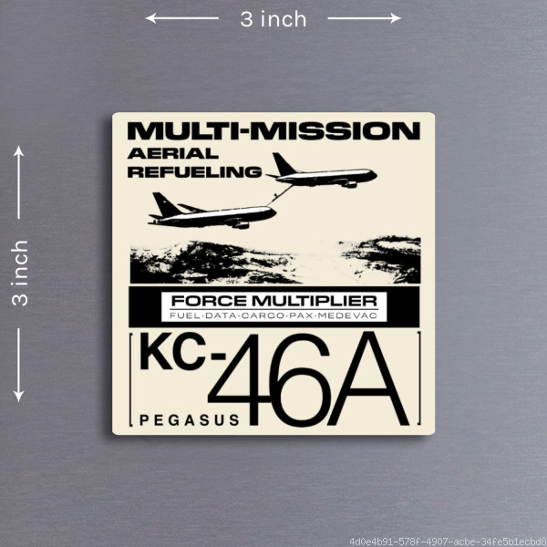 KC-46A Pegasus Acrylic Fridge Magnet