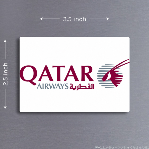 Qatar Airways Acrylic Fridge Magnet