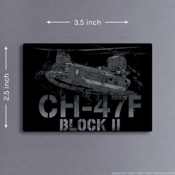 CH-47F Block II Acrylic Fridge Magnet