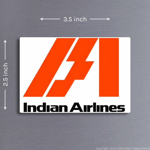 Indian Airlines Acrylic Fridge Magnet