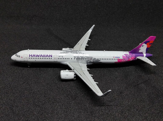 Hawaiian Airlines Airbus A321neo N208HA 1/400 Diecast Scale Model GeminiJets