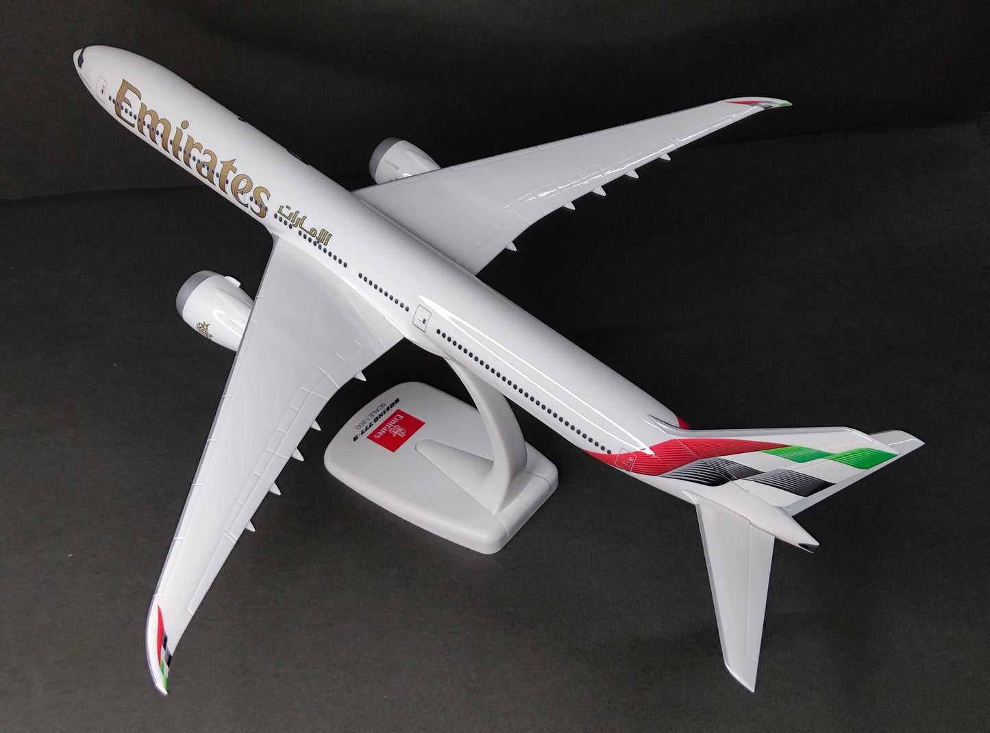 Emirates Boeing B777-9 1/200 Scale Snap Fit Model