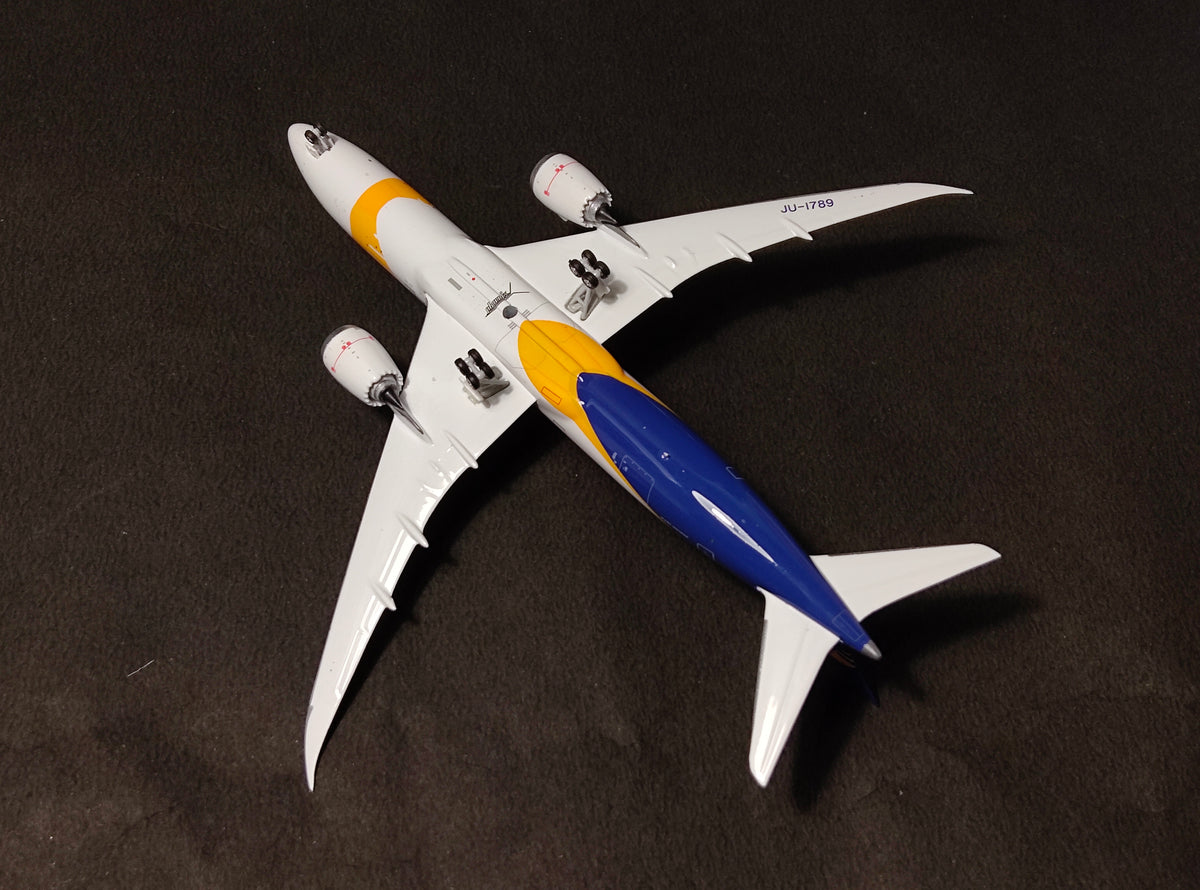MIAT Mongolian Airlines Boeing B787-9 JU-1789 1/400 Diecast Scale Model Phoenix