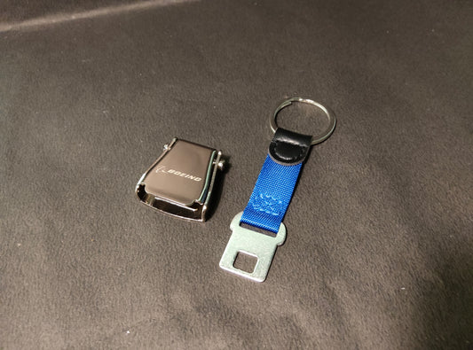 Boeing Seat Belt Keychain Accessories