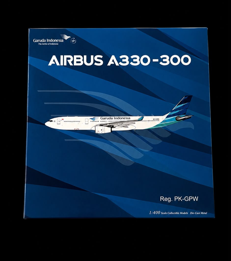 Garuda Indonesia Airbus A330-300 PK-GPW 1/400 Diecast Scale NGModels