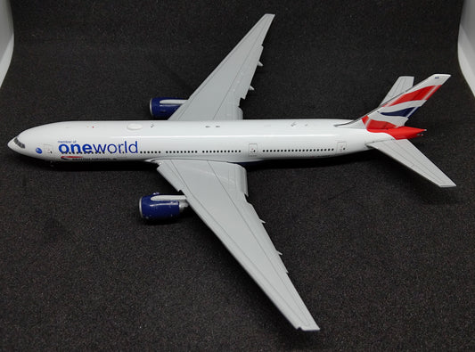 British Airways Boeing 777-200LR (oneworld livery) G-YMMR 1/400 Diecast Scale Model GeminiJets