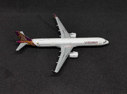 Vistara Airbus A321NEO VT-TVB 1/400 Scale Diecast Model JCWings