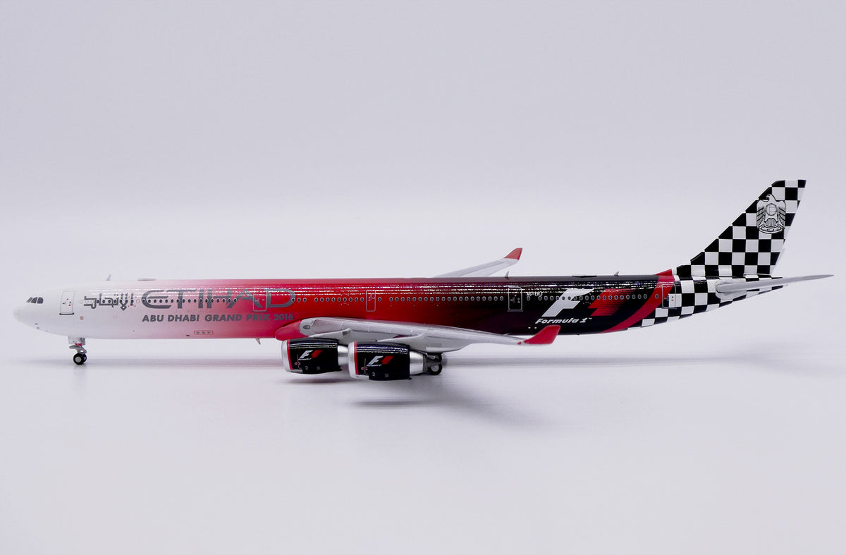 Etihad Airways Formula 1 2016 Livery Airbus A340-600 A6-EHJ 1/400 Diecast Scale Model JCWings