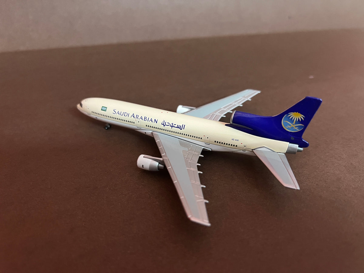 Saudi Arabian Lockheed L-1011-385-1-15 Tristar 1/400 Scale Diecast Aircraft Model GeminiJets