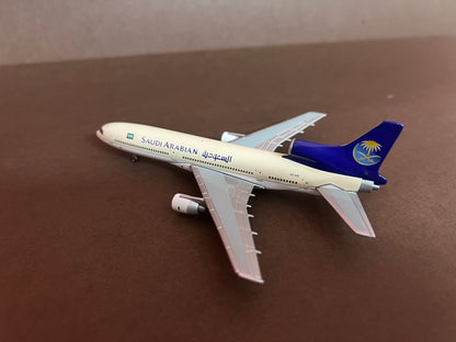 Saudi Arabian Lockheed L-1011-385-1-15 Tristar 1/400 Scale Diecast Aircraft Model GeminiJets