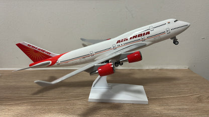 Air India Boeing 747-400 VT-ESP 30cms Snap Fit Airplane Model
