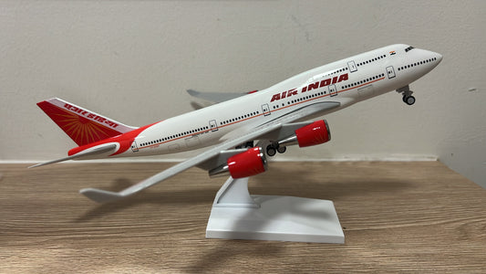 Air India Boeing 747-400 VT-ESP 30cms Snap Fit Airplane Model