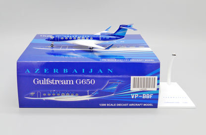 Azerbaijan Government Gulfstream G650 VP-BBF 1/200 Diecast Scale Model JCWings