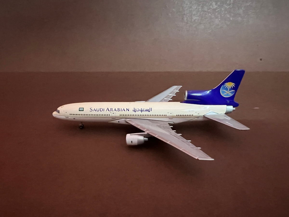 Saudi Arabian Lockheed L-1011-385-1-15 Tristar 1/400 Scale Diecast Aircraft Model GeminiJets