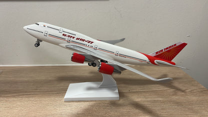 Air India Boeing 747-400 VT-ESP 30cms Snap Fit Airplane Model