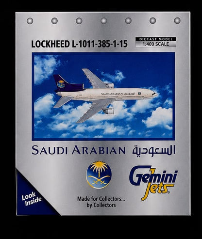Saudi Arabian Lockheed L-1011-385-1-15 Tristar 1/400 Scale Diecast Aircraft Model GeminiJets