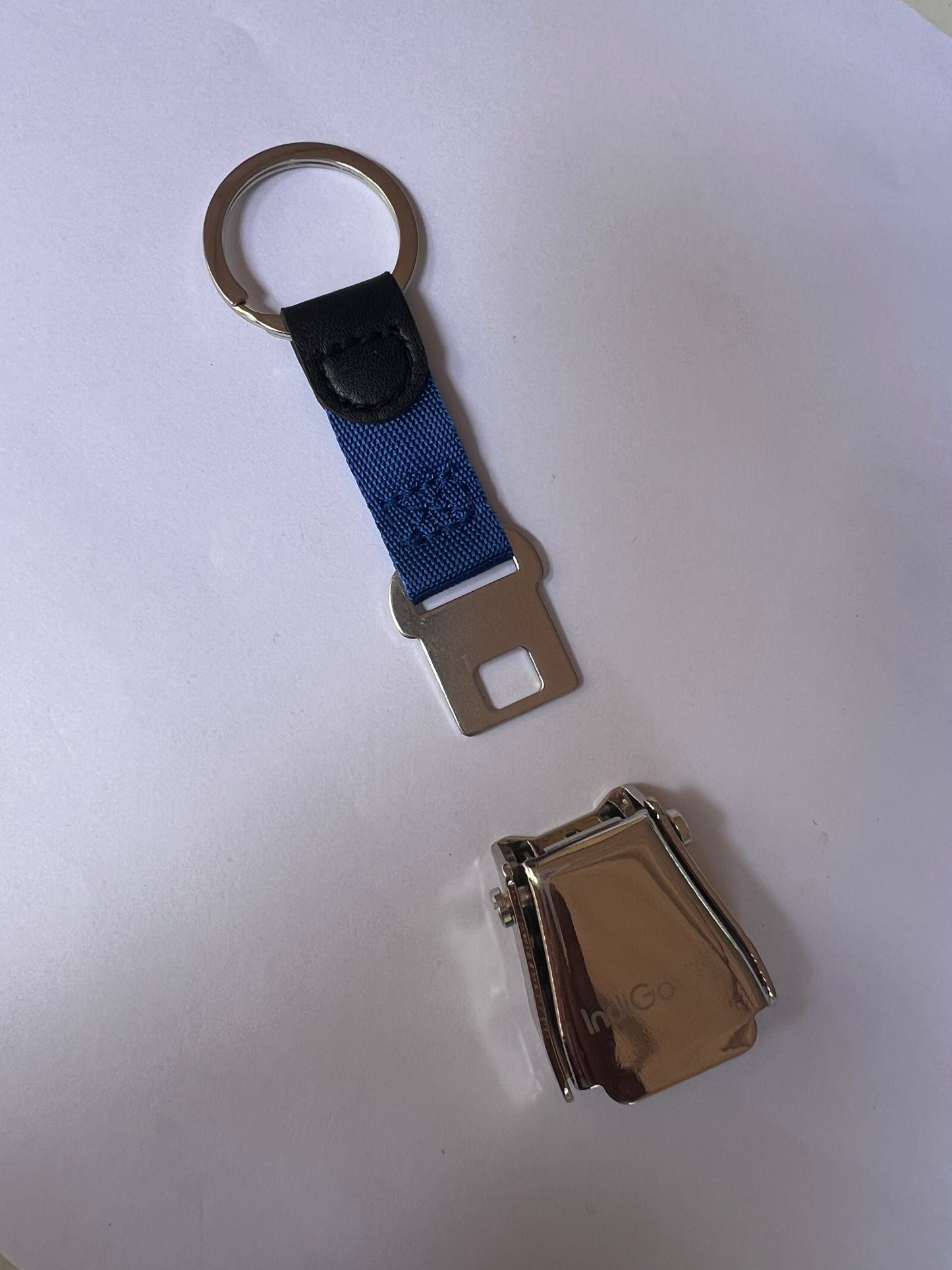 Indigo Airlines Seat Belt Keychain Accessories