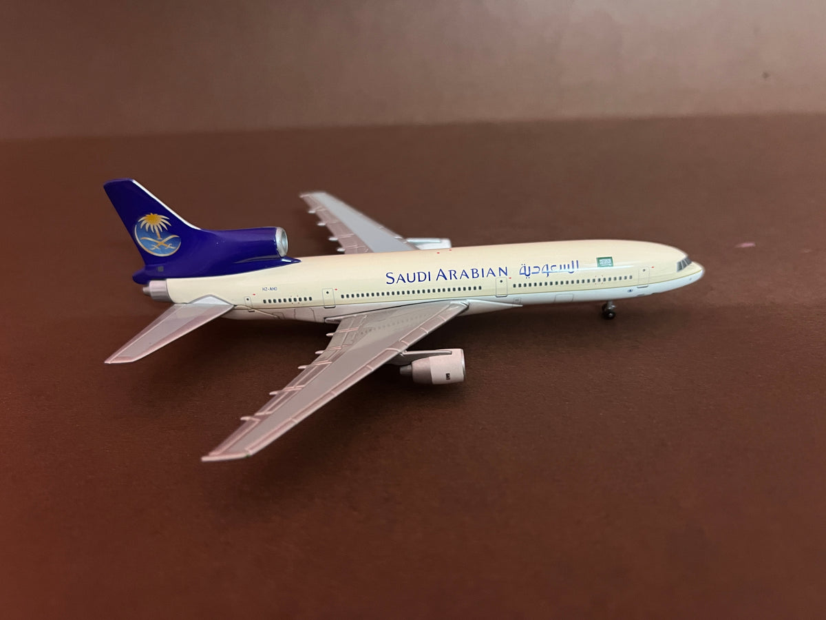 Saudi Arabian Lockheed L-1011-385-1-15 Tristar 1/400 Scale Diecast Aircraft Model GeminiJets