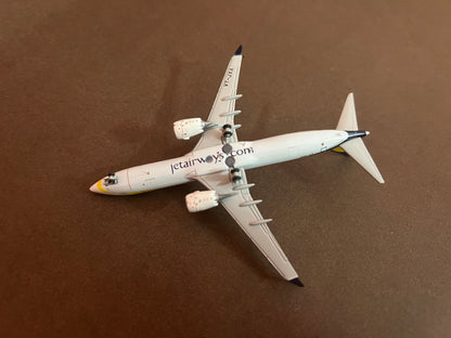 Jet Airways Boeing 737 MAX 1/400 VT-JXA Diecast Scale Model JCWings