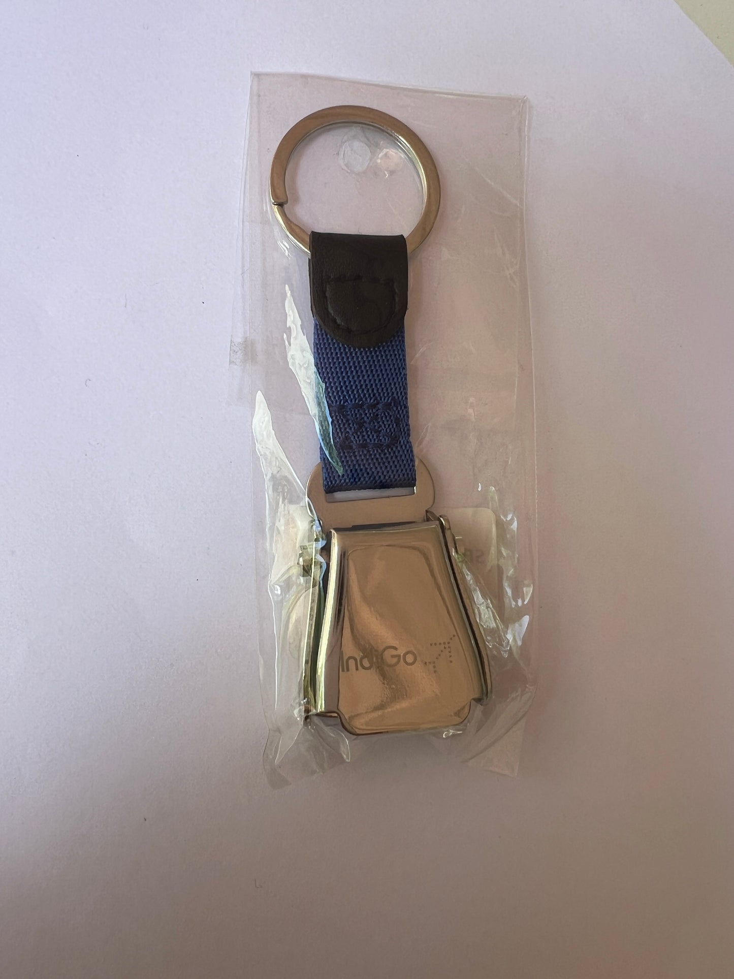 Indigo Airlines Seat Belt Keychain Accessories