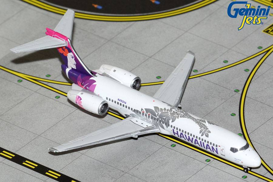 Hawaiian Airlines Boeing B717-200 N492HA 1/400 Diecast Scale Models GeminiJets