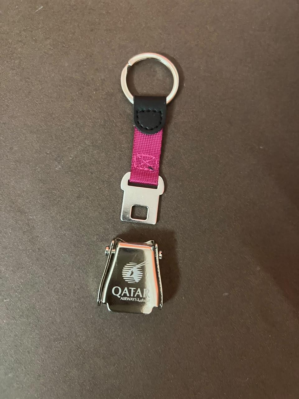 Qatar Airways Seat Belt Keychain Accessories