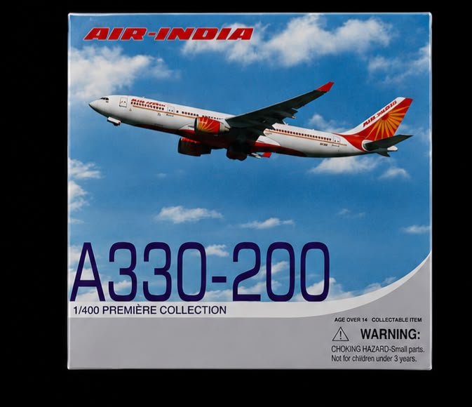 Air India Airbus A330-200 1/400 Scale Diecast Aircraft Model Dragon Wings