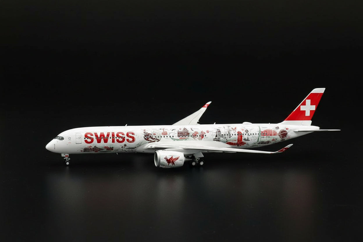 Swiss International Airlines Wanderlust A350-900 HB-IFA 1/400 Diecast Scale Model JCWings