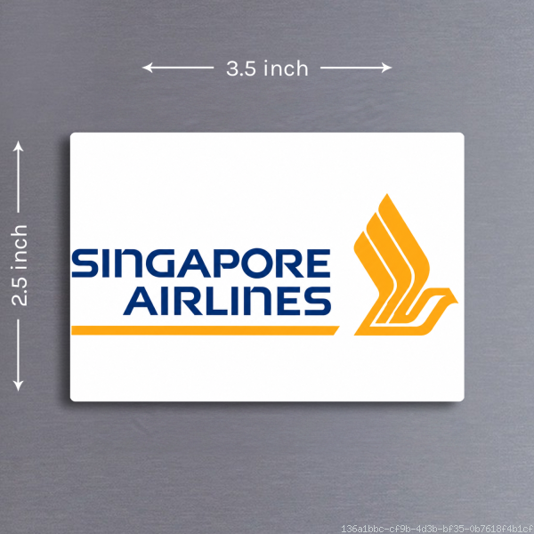 Singapore Airlines Acrylic Fridge Magnet