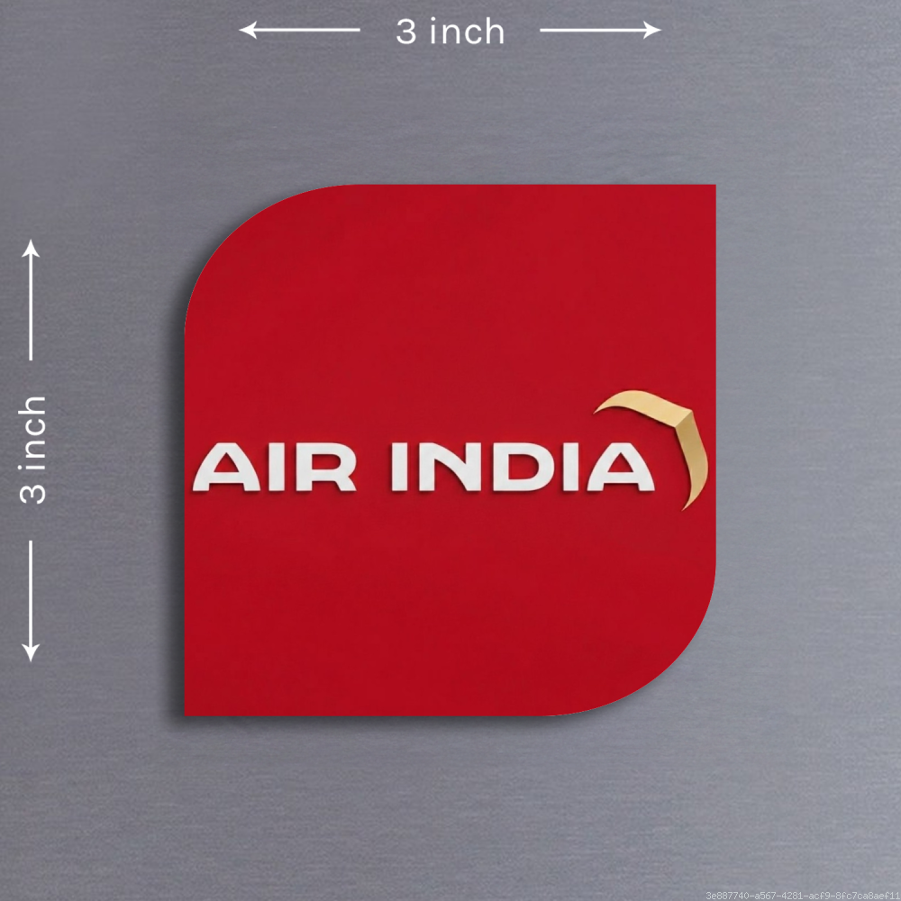 Air India Acrylic Fridge Magnet