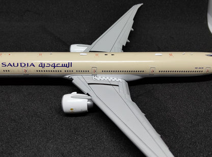 Saudia Boeing 777-300ER HZ-AK38 Flaps Down 1/400 Diecast Scale Model JCWings