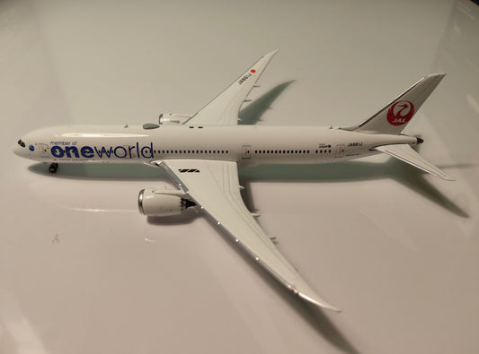 Japan Airlines (Oneworld Livery) Boeing B787-9 JA861J 1/400 Diecast Scale Model Phoenix Models
