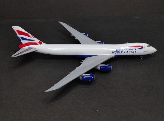 British Airways World Cargo Boeing 747-8F G-GSSF 1/400 Diecast Scale Model JCWings