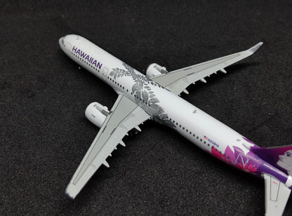 Hawaiian Airlines Airbus A321neo N208HA 1/400 Diecast Scale Model GeminiJets