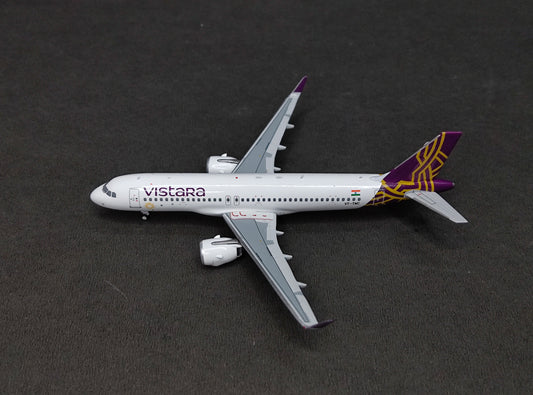 Vistara Airlines Airbus A320neo VT-TNC 1/400 Diecast Aircraft Model PandaModels