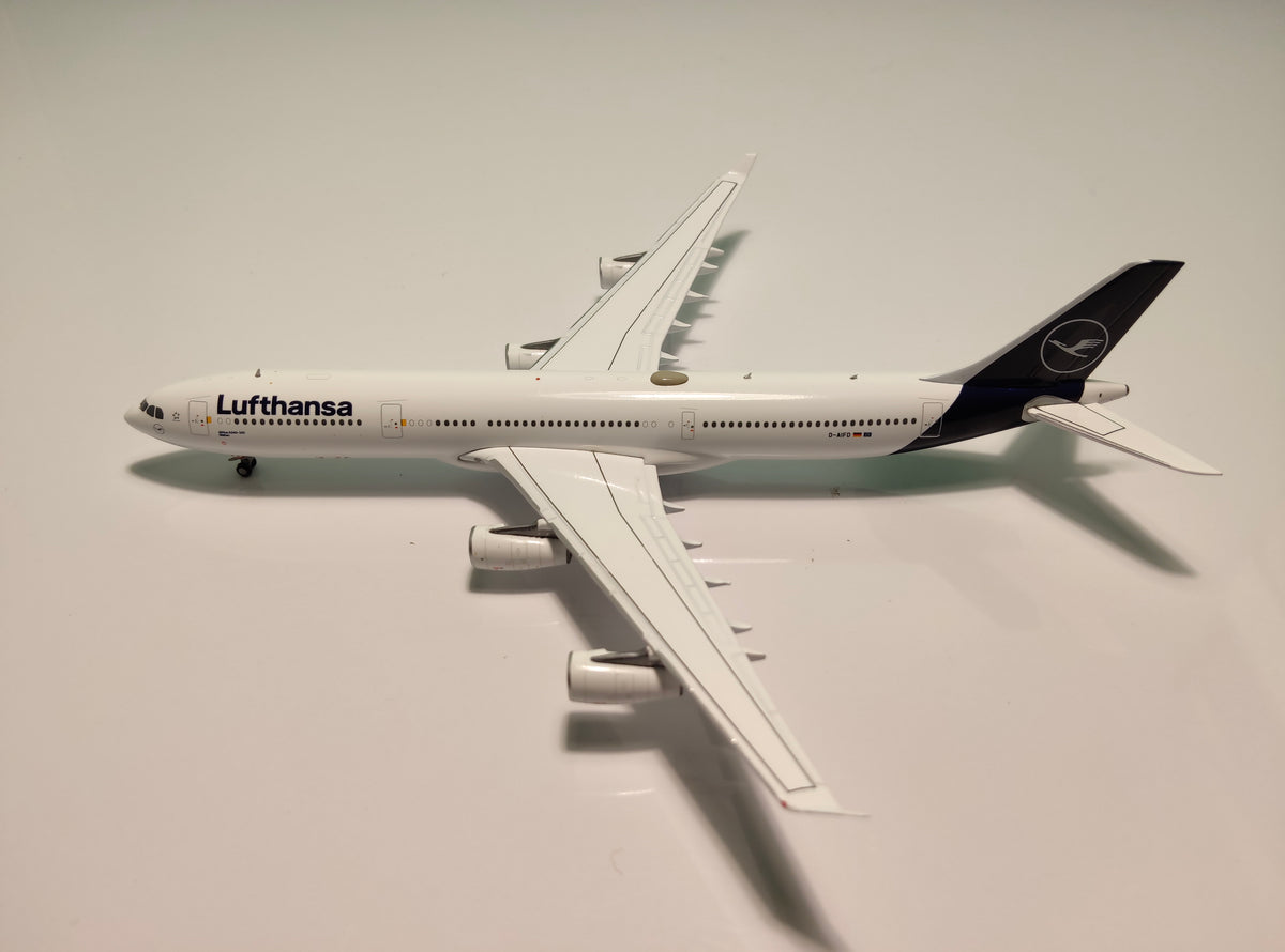 Lufthansa Airbus A340-300 (New Livery) D-AIFD 1/400 Diecast Scale Model GeminiJets