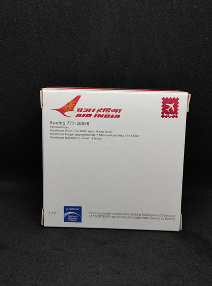 Air India Boeing B777-300ER VT-ALJ 1/1000 Diecast Scale Model Hogan Wings