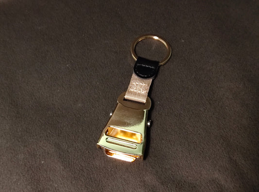 Boeing Gold Seat Belt Keychain Accessories