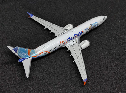 FlyDubai Boeing B737MAX-8 A6-FKB (Argentina Campeón Livery) 1/400 Diecast Scale Model Phoenix
