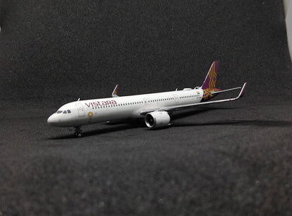 Vistara Airbus A321NEO VT-TVB 1/400 Scale Diecast Model JCWings