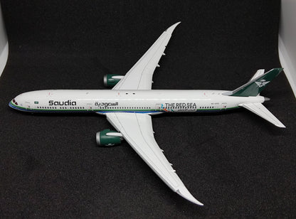 Saudia Boeing 787-10 Dream)Liner HZ-AR33 (The Red Sea) Flaps Down 1/400 Diecast Scale Model JCWings