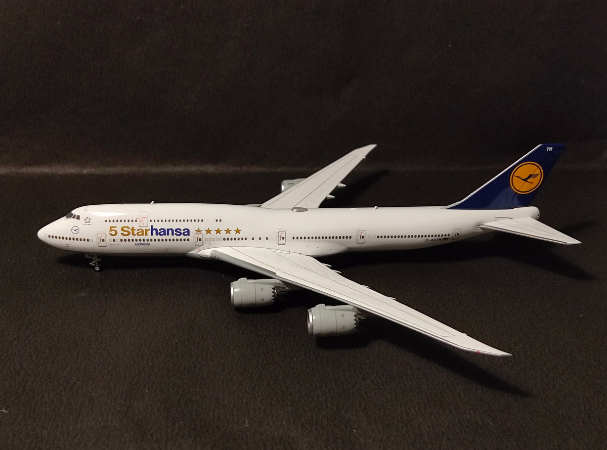 Lufthansa 5 Starhansa B747-8i D-ABYM 1/400 Diecast Scale Model HXModels