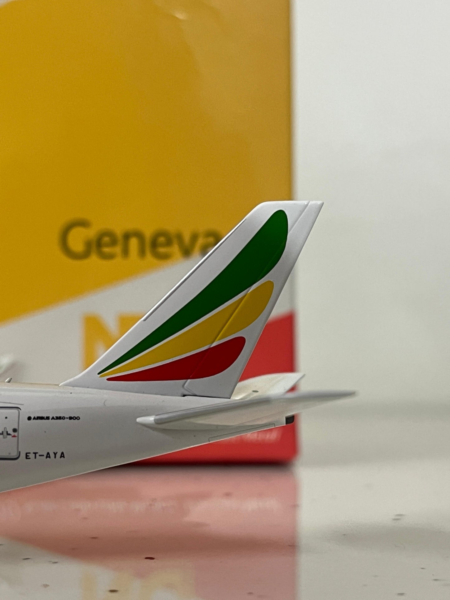 Ethiopian Airlines Airbus A350-900 ET-AYA 1/400 Diecast Scale Model NGModels