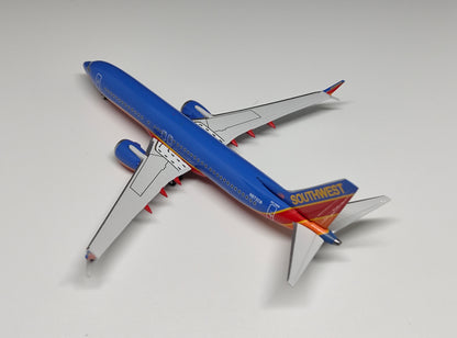 Southwest Airlines Boeing B737MAX-8 N872CB (Colleen Barrett Heroine of the Heart Sticker) 1/400 Diecast Scale Model NGModels