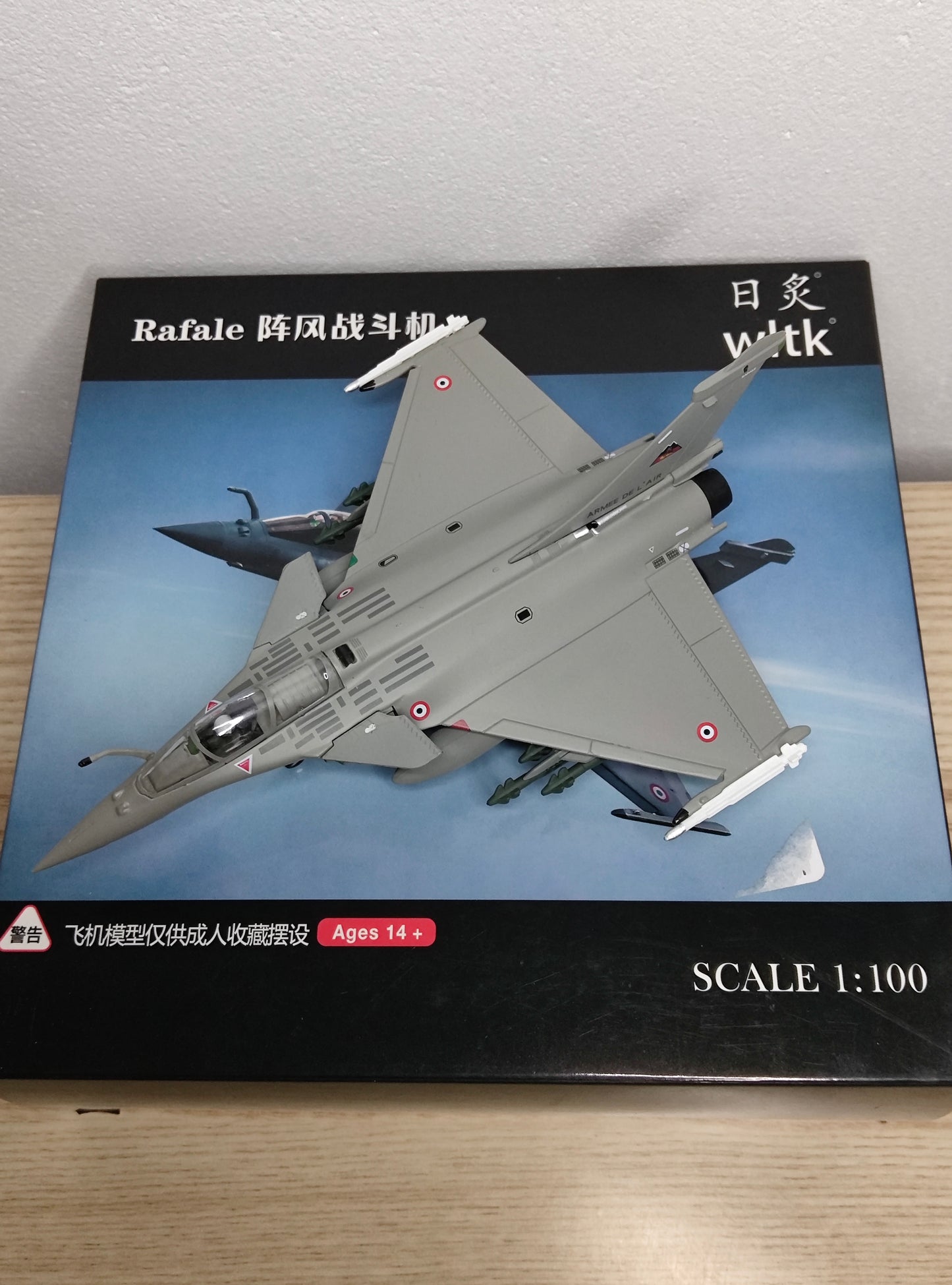 Dassault Rafale Fighter Jet 1/100 Aircraft Scale Model
