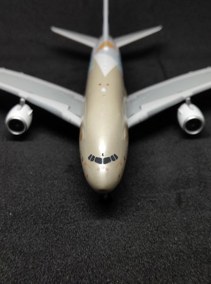 Etihad Airways Airbus A380-800 (Choose The United Kingdom Livery) A6-APE 1/400 Diecast Scale Model Aviation400 Detachable Landing Gear