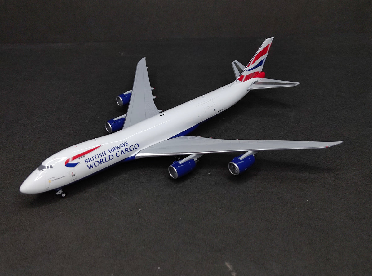 British Airways World Cargo Boeing 747-8F G-GSSF 1/400 Diecast Scale Model JCWings