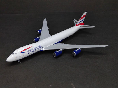 British Airways World Cargo Boeing 747-8F G-GSSF 1/400 Diecast Scale Model JCWings